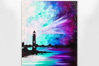 Paint Nite: Galaxy Lighthouse III